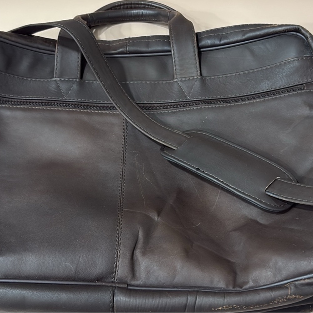 Heritage 1981 Dark Leather Briefcase
